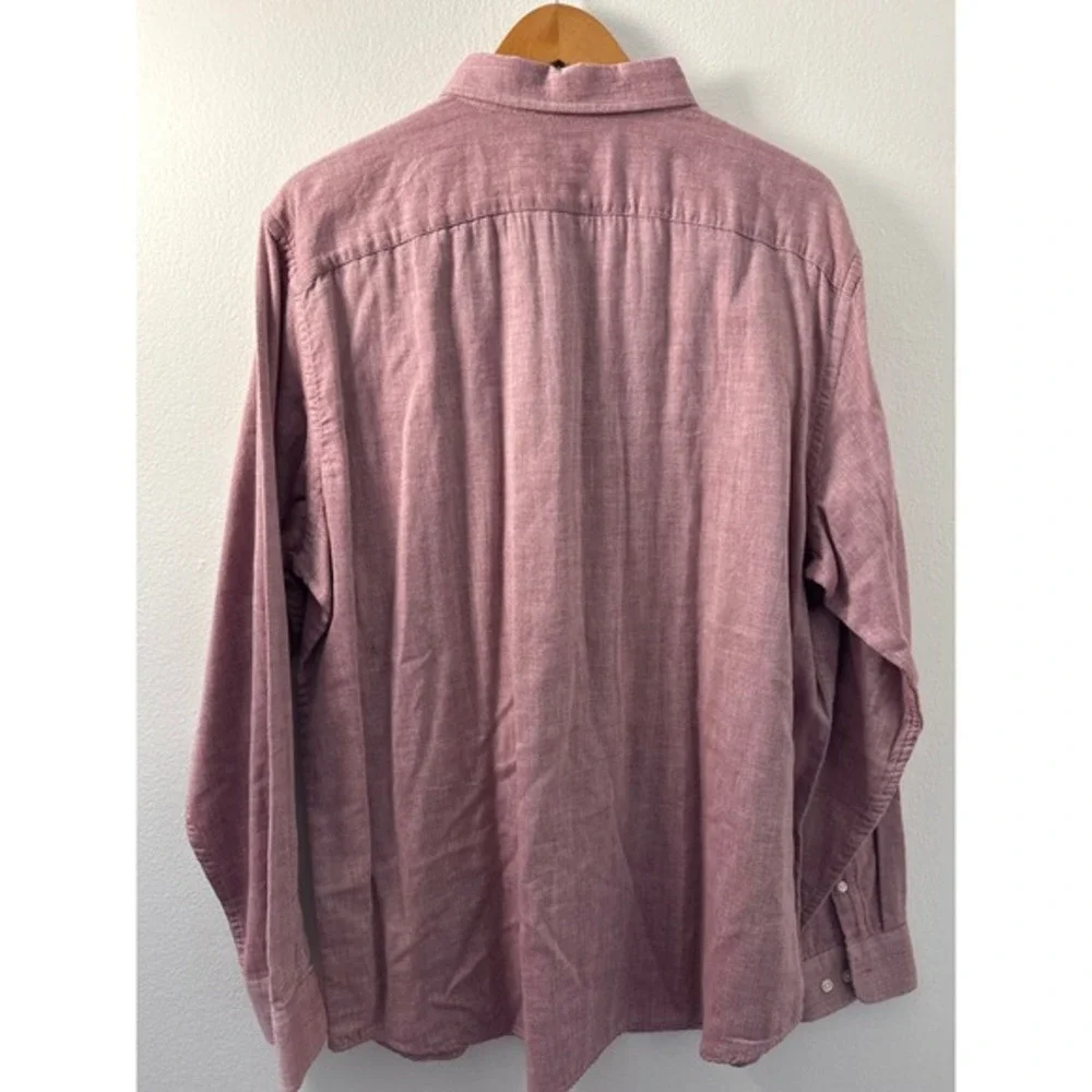 Banana Republic Men's Button Down 100% Cotton Shirt‎ Pink Standard Fit Preppy